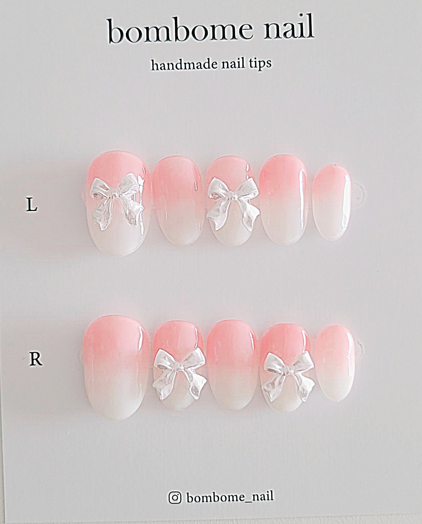 Strawberry Milk Bow Ombre