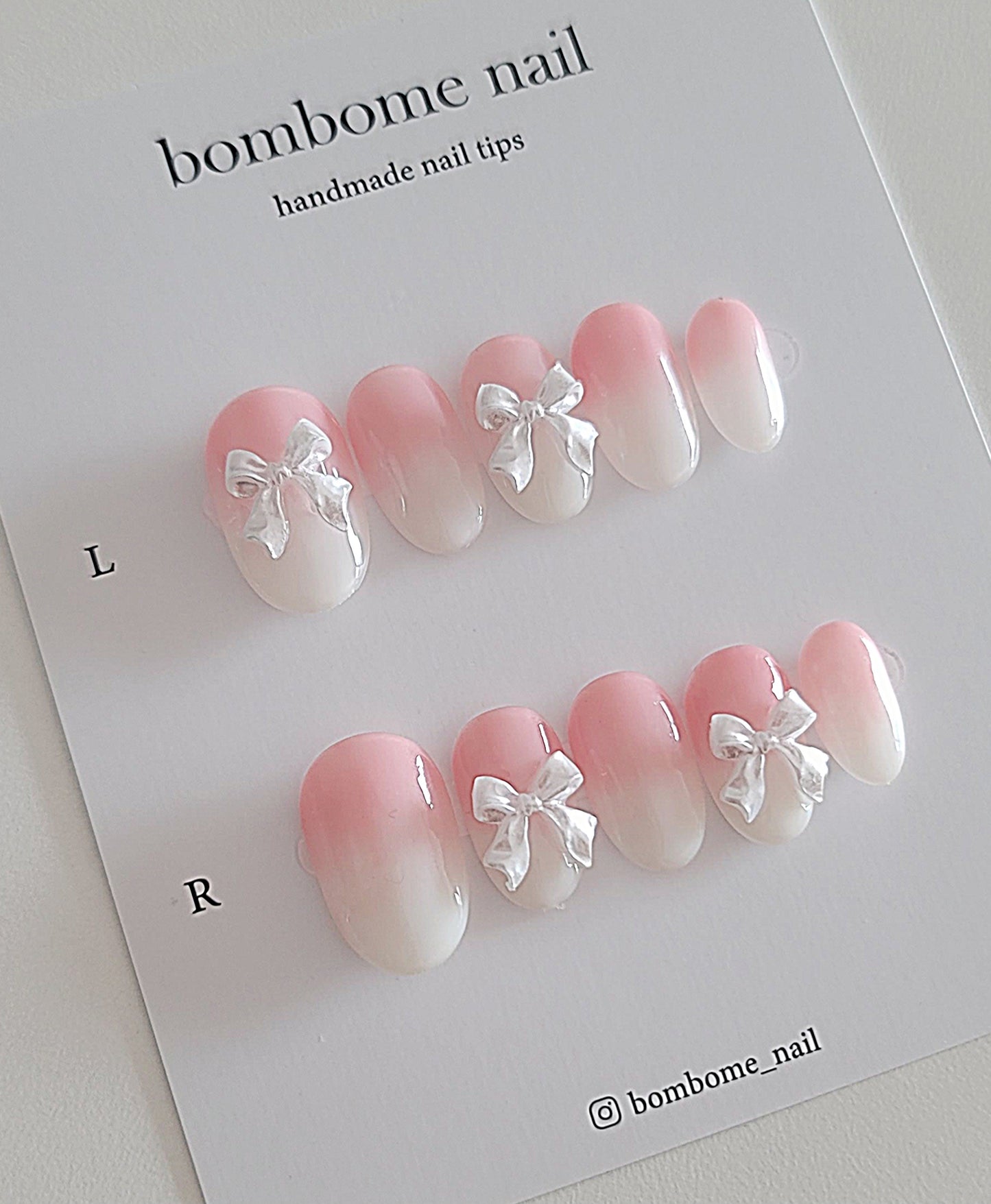 Strawberry Milk Bow Ombre