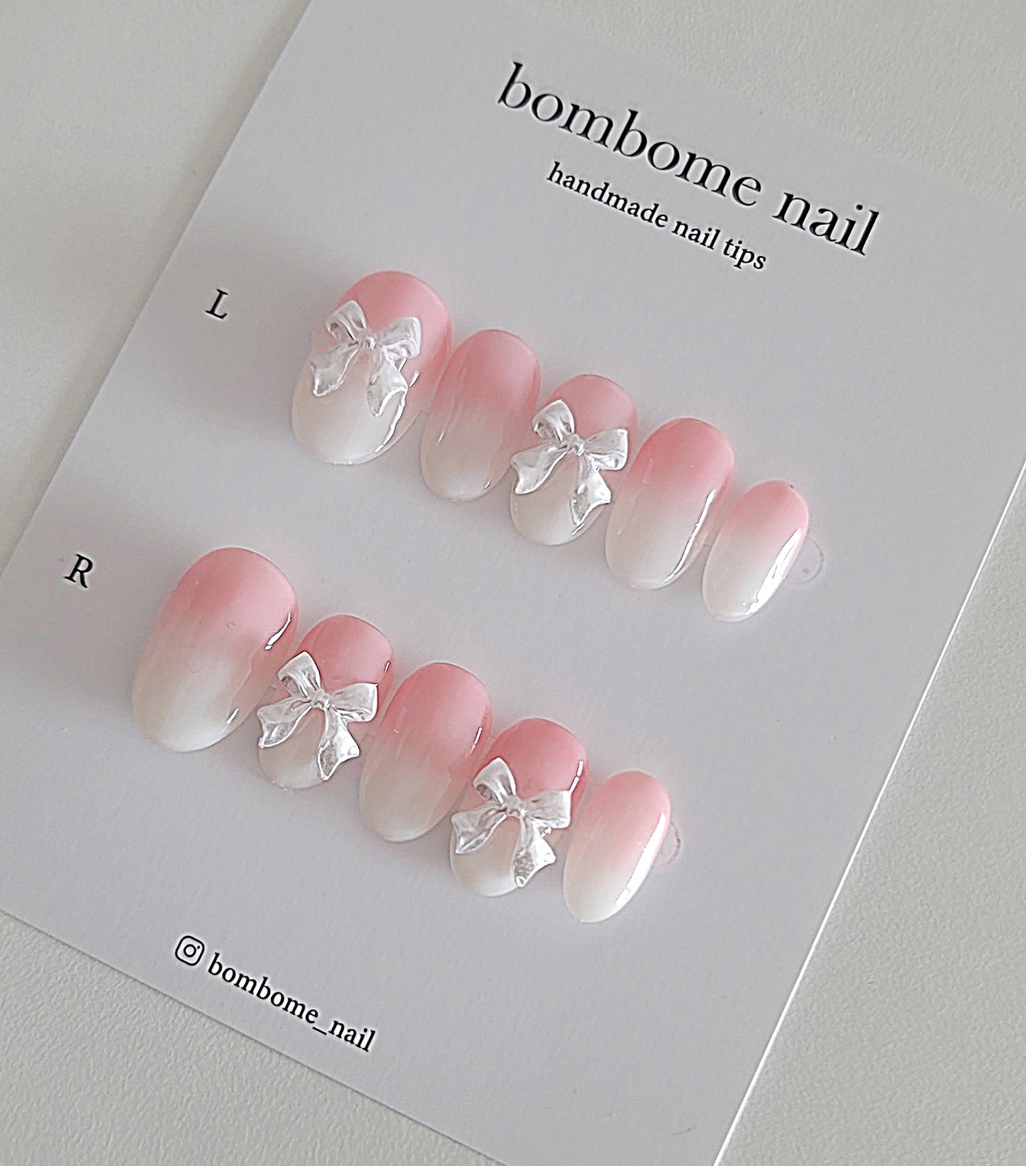 Strawberry Milk Bow Ombre