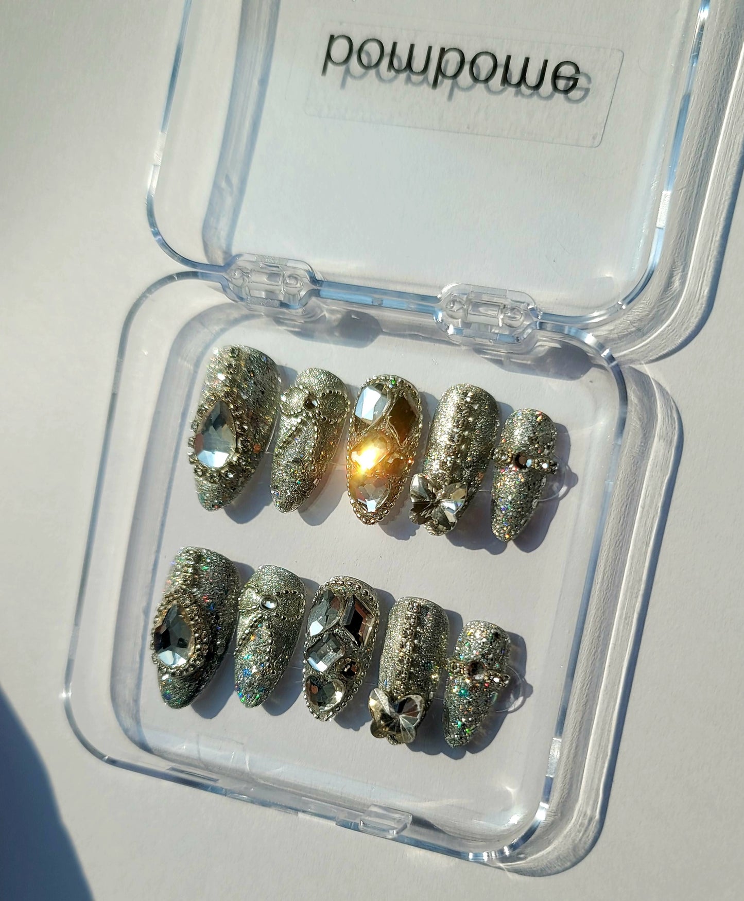 Silver Magnet Gem Chain