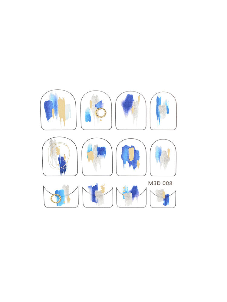DIYA Art Sticker - Blue Rain