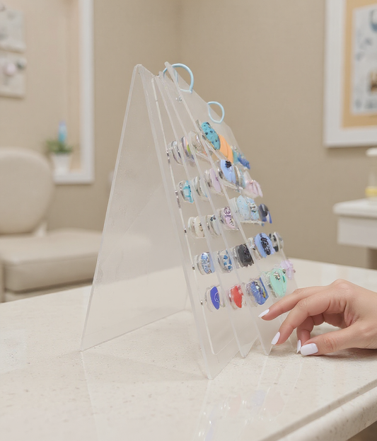 Flip-Style Nail Art Display Calendar