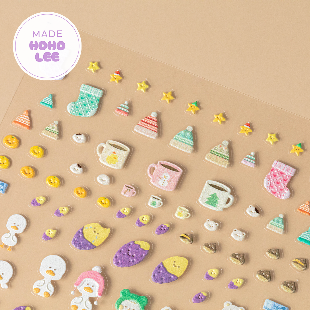 Winter Nail Stickers - It's Okay Series (3 types)