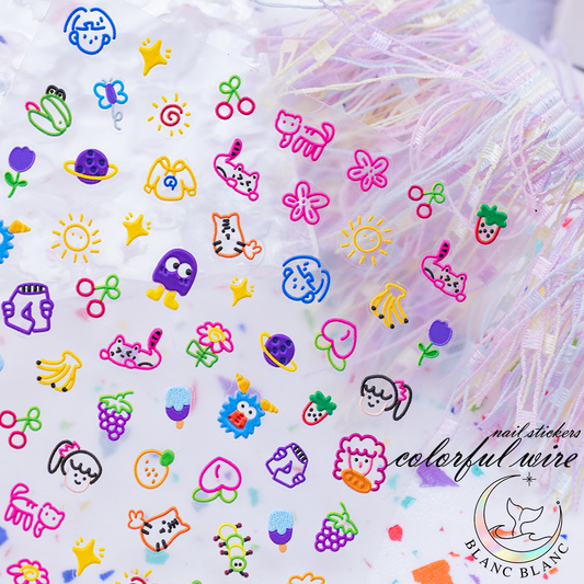 colorful wire