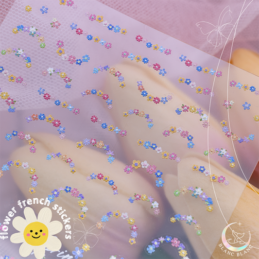 flower french stickers