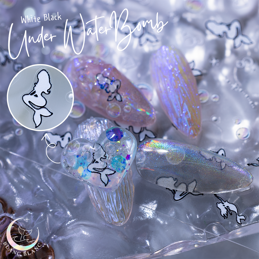 White Black Under Water Bomb