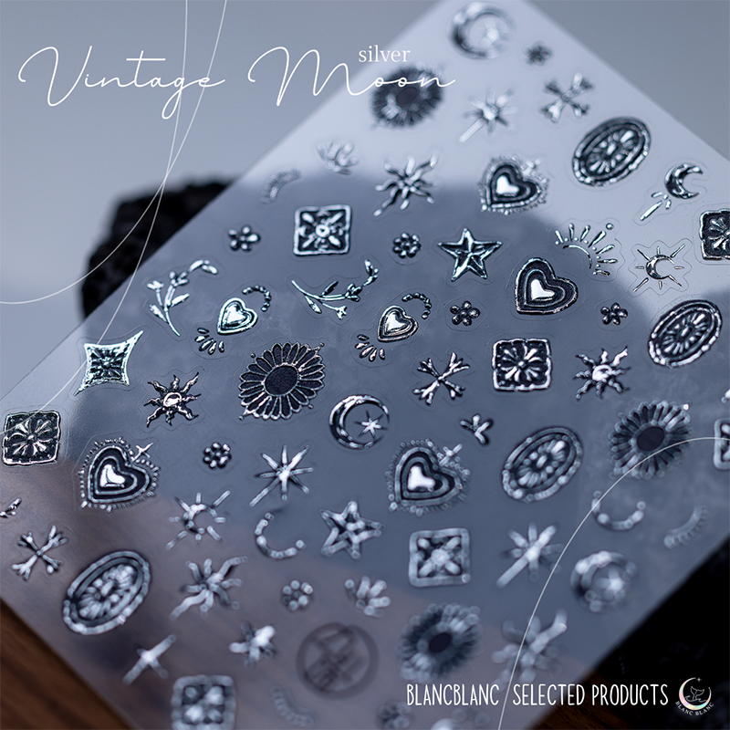 silver Vintage Moon