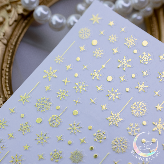 Gold Snowflakes