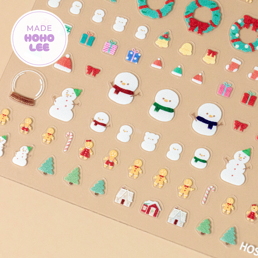 Winter Nail Stickers - It's Okay Series (3 types)