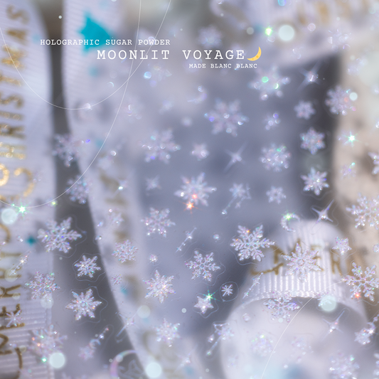 Holographic Sugar Powder Moonlit Voyage