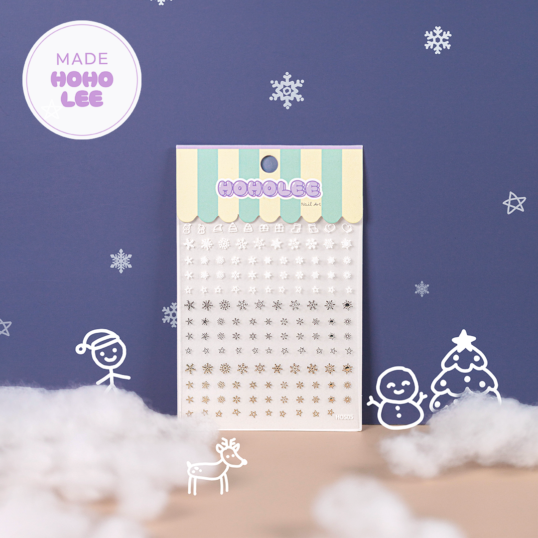 Winter Nail Stickers - It's Okay Series (3 types)