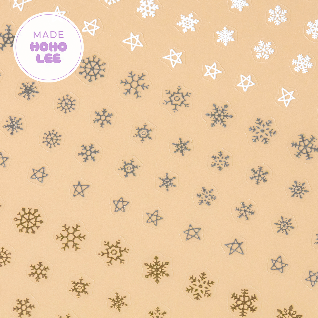 Winter Nail Stickers - It's Okay Series (3 types)