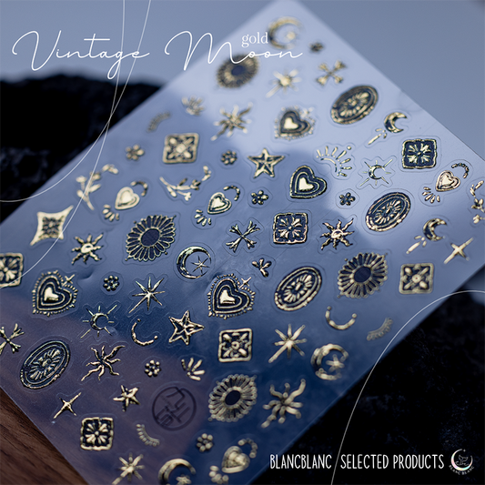 gold Vintage Moon