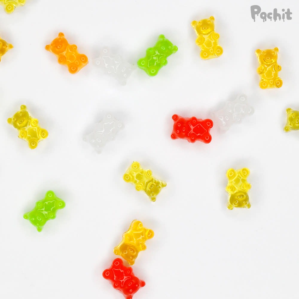 Small jelly bear parts (50 pieces)