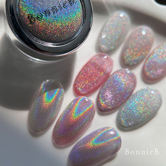 Iridescent Holo Cat Eye & Mirror Powder