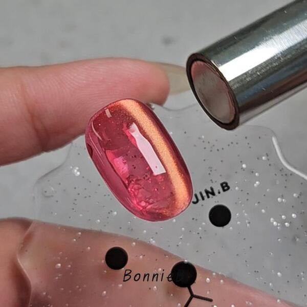 Clear Glossy Gold Magnetic Powder