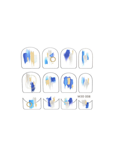 DIYA Art Sticker - Blue Rain