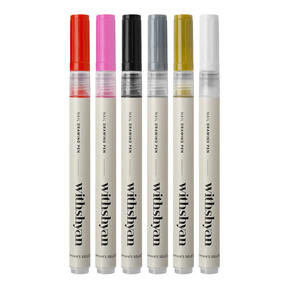 Nail Drawing Pen Set (6 Colors)