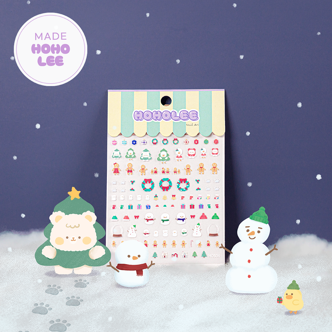 Winter Nail Stickers - It's Okay Series (3 types)