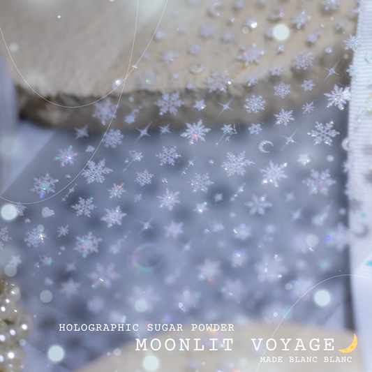 Holographic Sugar Powder Moonlit Voyage