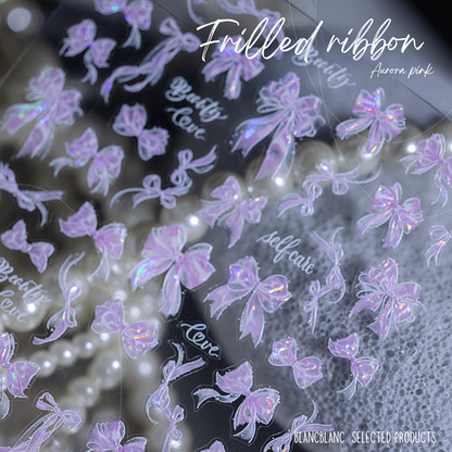 Frilled ribbon