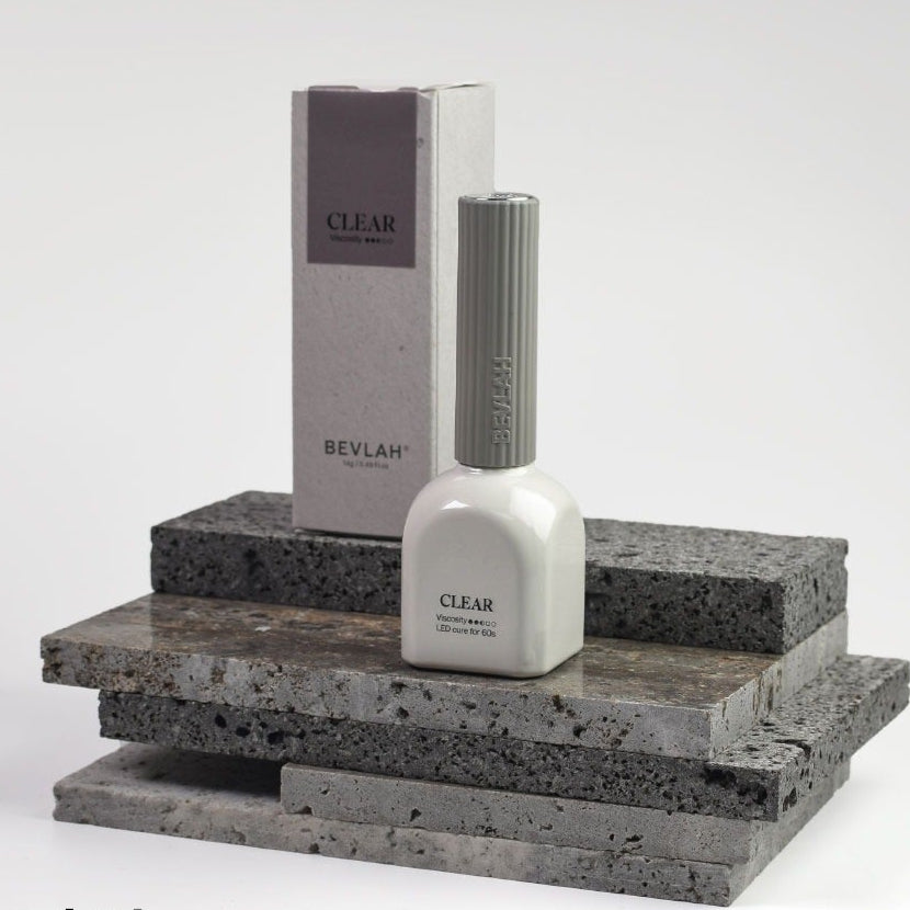 Product display with 'Iconic Clear' branding on a white background