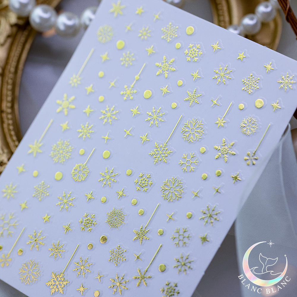 Gold Snowflakes
