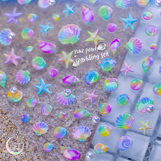 Poke pearls sparkling sea
