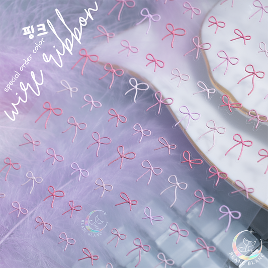 pink wire ribbon