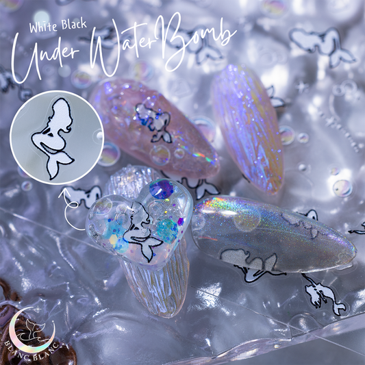White Black Under Water Bomb