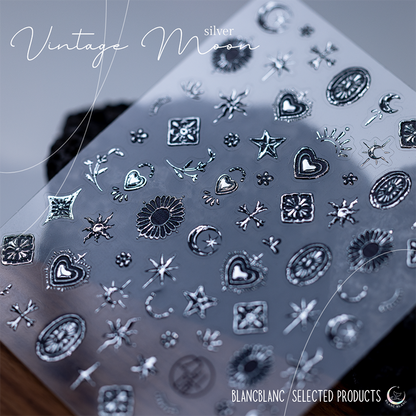 silver Vintage Moon