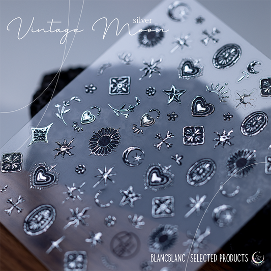 silver Vintage Moon