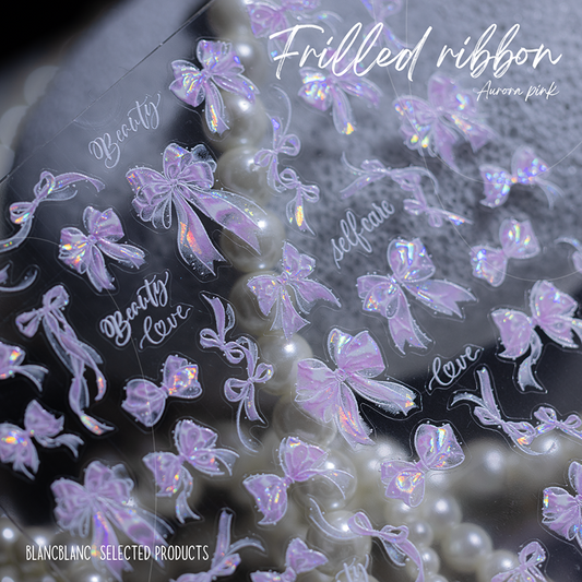 Frilled ribbon