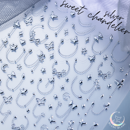 silver sweet chandelier