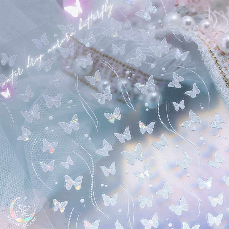 water drop aurora butterfly