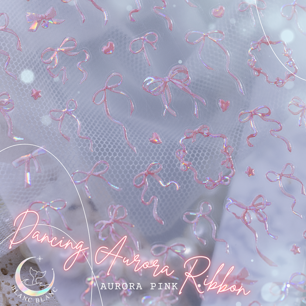 Pink Dancing Aurora Ribbon