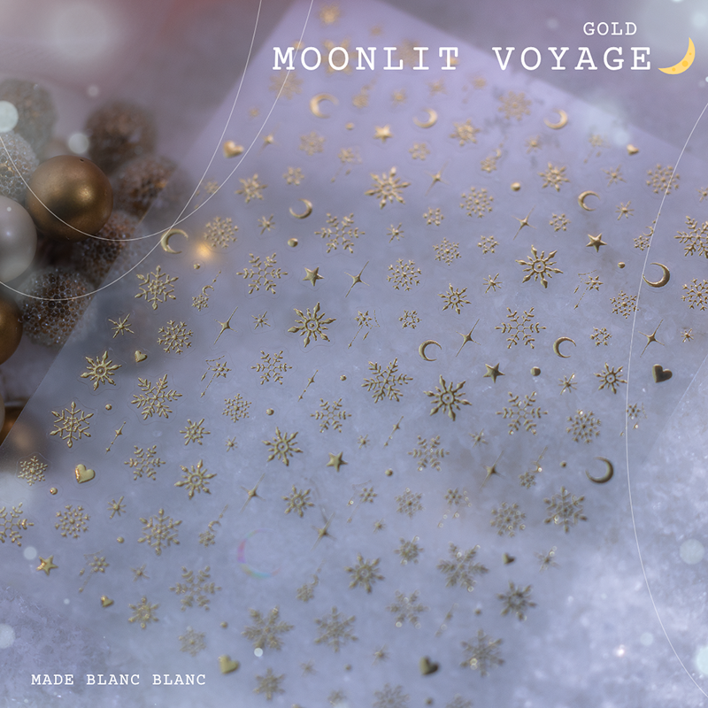 Gold Moonlit Voyage