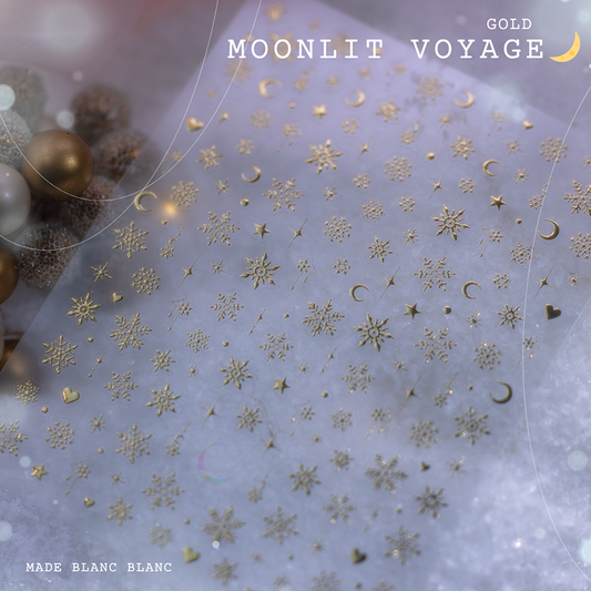 Gold Moonlit Voyage