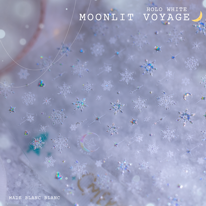 Holo White Moonlit Voyage