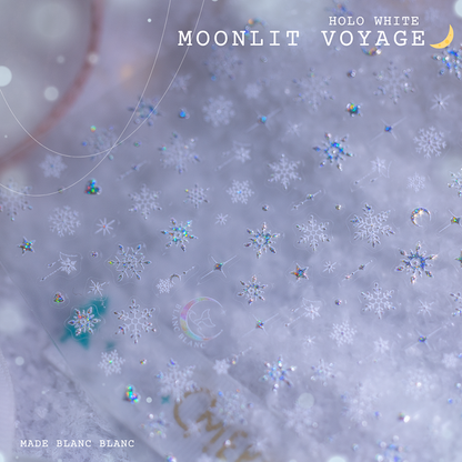 Holo White Moonlit Voyage