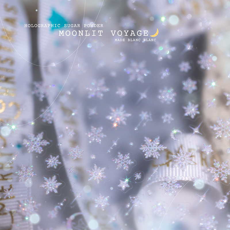 Holographic Sugar Powder Moonlit Voyage