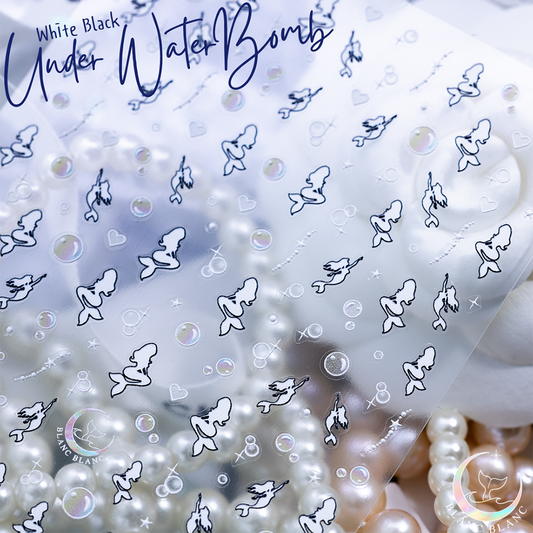 White Black Under Water Bomb