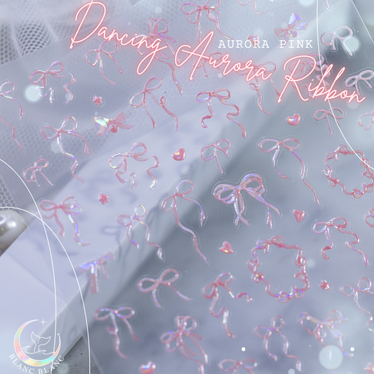 Pink Dancing Aurora Ribbon