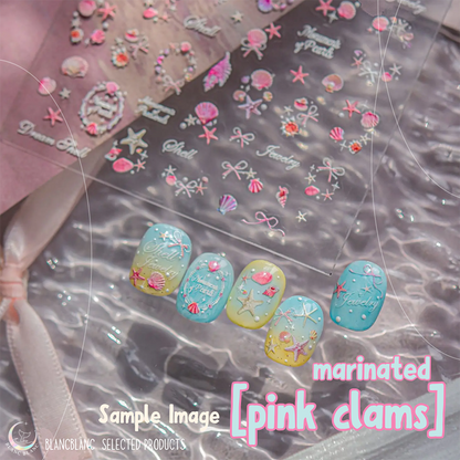 marinated pink clams