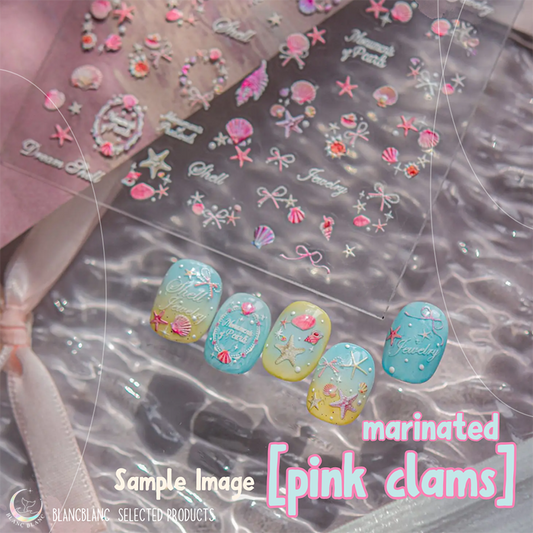 marinated pink clams
