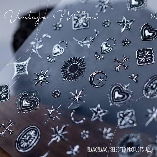 silver Vintage Moon