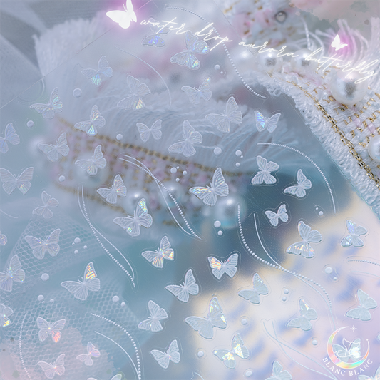 water drop aurora butterfly