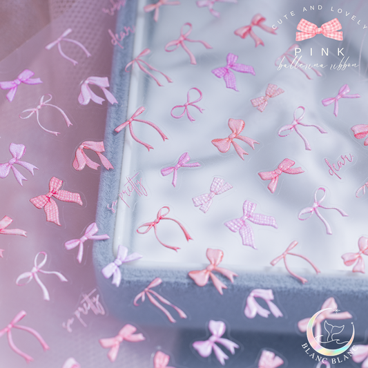 pink ballerina ribbon