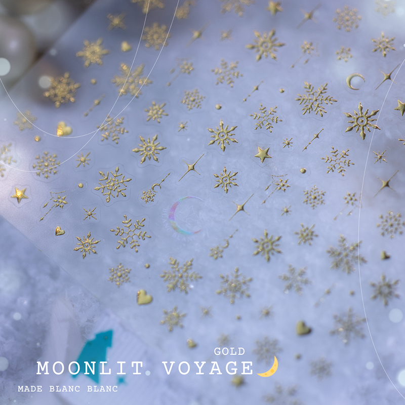 Gold Moonlit Voyage