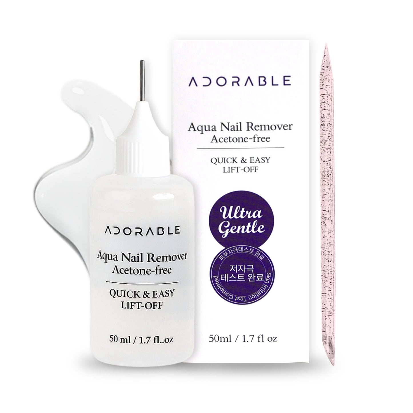 Peel Off Base Gel / Aqua Nail Remover